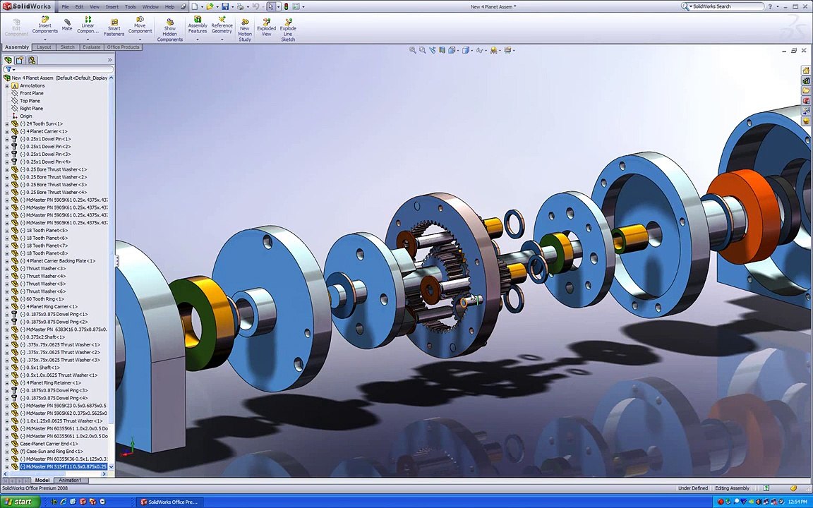Solid Works Complex Assemblies