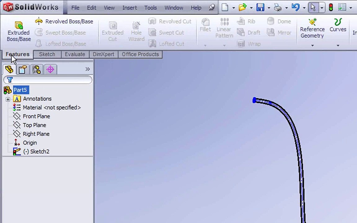 Solid Works Revolve