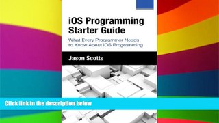 Must Have  iOS Programming: Starter Guide: What Every Programmer Needs to Know About iOS
