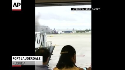 Un Avion FedEx cargo brûle à l'aéroport de Fort Lauderdale