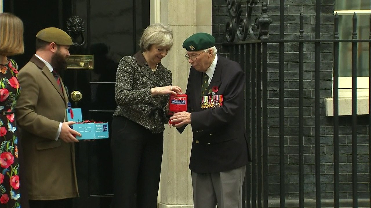 PM needs help with her poppy as she launches Poppy Appeal