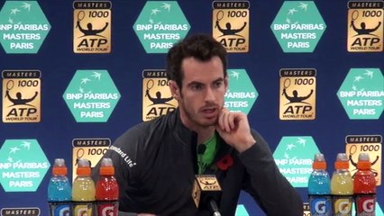 ATP - BNPPM 2016 - Andy Murray : "La place de N°1 mondial ? Ça ne dépend pas de moi"