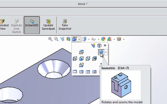 Solid Works View Manipulation