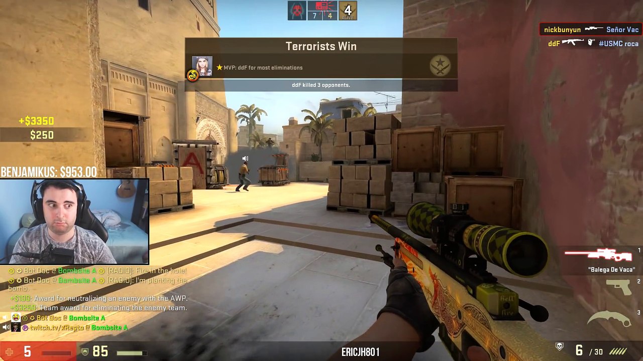 NO HACKS JUST LUCK! CS GO Clutches and Funny Moments #145 CSGO