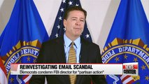 FBI obtains warrant to search emails, Polls narrowing between Clinton and Trump