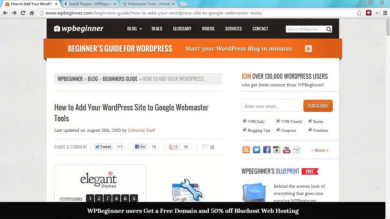 How to Add Your WordPress Site to Google Webmaster Tools