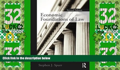 Big Deals  Economic Foundations of Law second edition  Best Seller Books Most Wanted