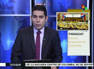 Paraguay: desechan propuesta parlamentaria para aprobar la reelección