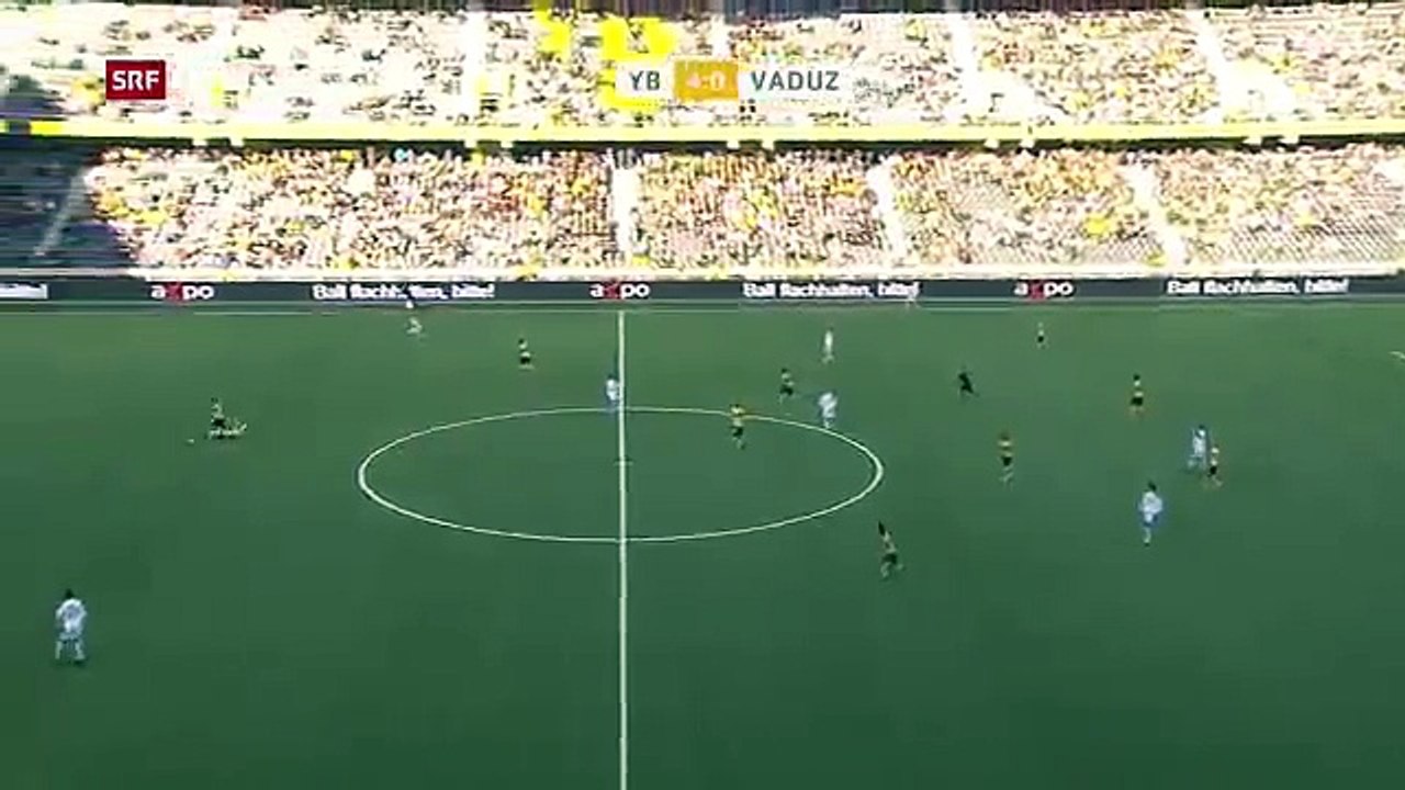 Young Boys 5:0 Vaduz (Swiss Super League 13. Runde 2016/2017 30 .October 2016)