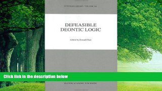 Big Deals  Defeasible Deontic Logic (Synthese Library)  Full Ebooks Most Wanted