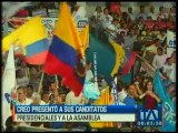 CREO presentó a sus candidatos presidenciales y a la Asamblea