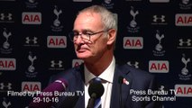 Claudio Ranieri reaction Tottenham vs Leicester