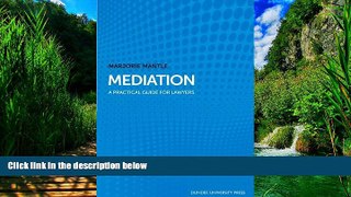 Books to Read  Mediation: A Practical Guide for Lawyers  Full Ebooks Best Seller