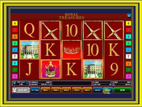 Игровые автоматы Royal treasures