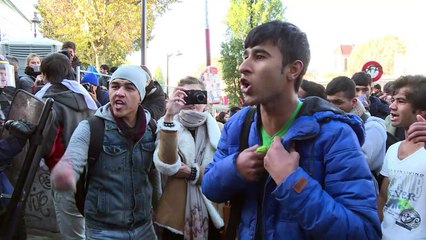 French police target migrants in Paris