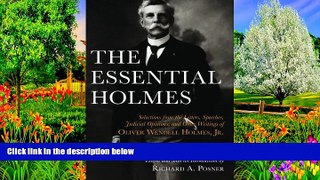 Deals in Books  The Essential Holmes: Selections from the Letters, Speeches, Judicial Opinions,