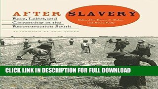 Read Now After Slavery: Race, Labor, and Citizenship in the Reconstruction South (New Perspectives