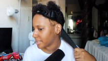 Straightening My Natural Hair | Straight Hair Routine