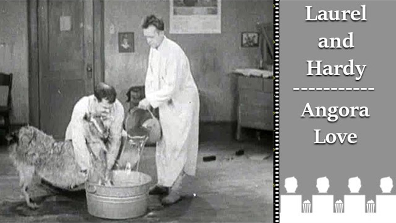 Laurel & Hardy 'Angora Love' 1929 silent film