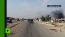 Images aériennes : la coalition internationale approche de Mossoul