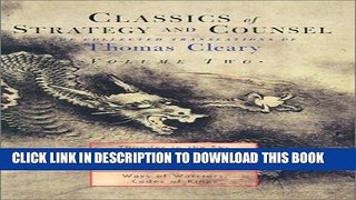 Read Now Classics of Strategy and Counsel, Volume 2: The Collected Translations of Thomas Cleary