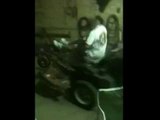 Things Go Bad Very Quickly for Guy Riding Lawnmower