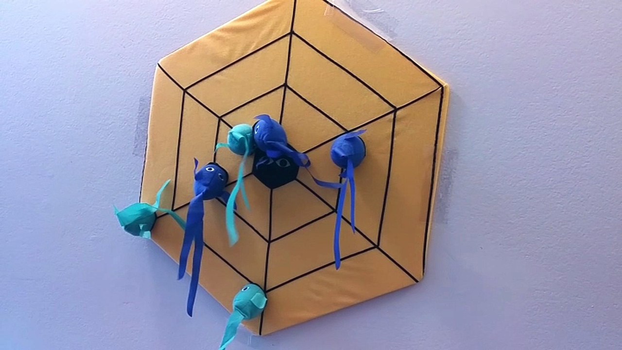 GIANT BALL SURPRISE Spiderman and Itsy Bitsy Spider Find where the Surprise Egg is FunAtHomeTV