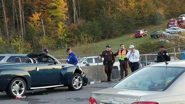 Car strikes 22 pedestrians in parking lot after NASCAR race