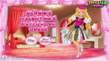 Barbies Valentines Patchwork Dress Barbie Games For Girls