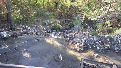 Lumi “Trepça” është kthyer në vend për hedhjen e mbeturinave