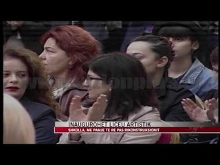 Inaugurohet Liceu Artistik - News, Lajme - Vizion Plus