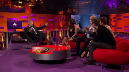 Salma Hayek Cant Believe The Weird Tattoo Danny Trejo Has - The Graham Norton Show