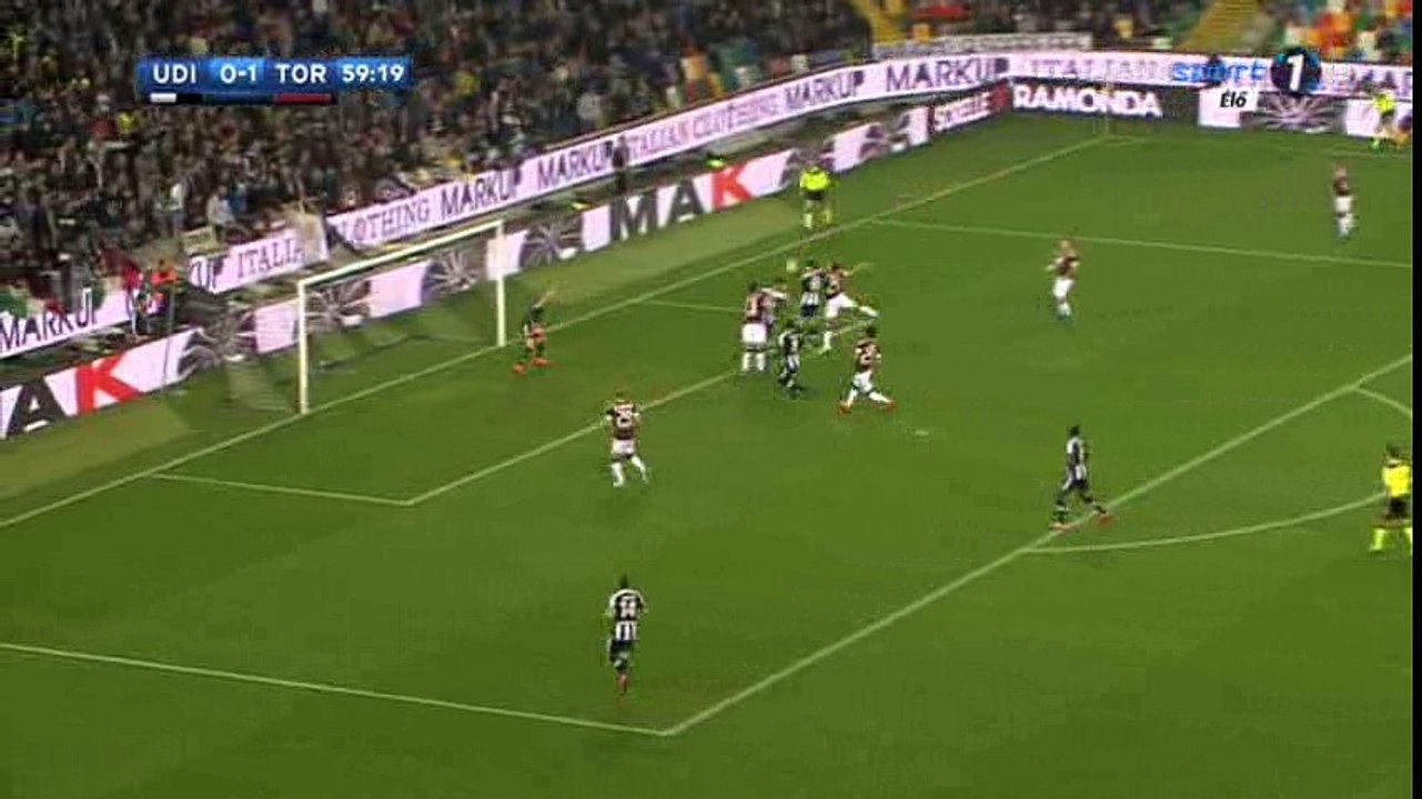 Cyril Thereau Goal HD - Udinese 1-1 Torino - 31-10-2016