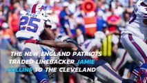 Patriots trade Pro Bowl linebacker Jamie Collins to Browns