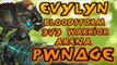 Evylyn - 5.4 3v3 Bloodstorm Arenas WRP - Bladestorm of destiny - WOW MOP 5.4 Warrior PVP