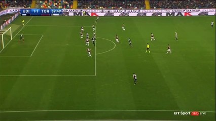 Cyril Thereau  Goal HD - Udinese1-1 Torino 31.10.2016