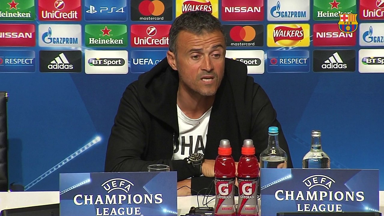 Luis Enrique: “Me espero un partido como el del Camp Nou”.