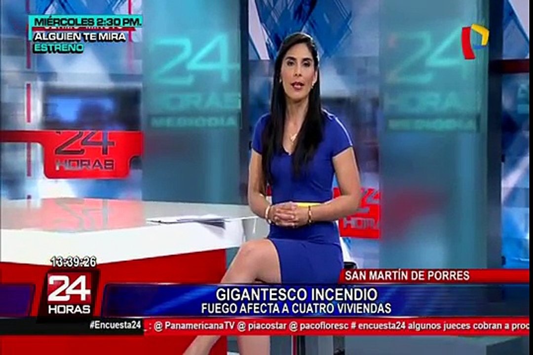 San Martín de Porres: gigantesco incendio afecta cuatro viviendas