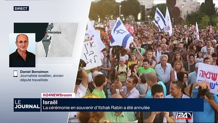 La cérémonie en souvenir d'Itzhak Rabin a été annulée