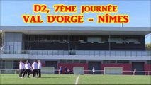 D2 (J7) VAL D'ORGE - NÎMES, Résumé et interviews (2016)