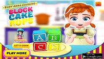 Disney Frozen Games Baby Anna Cooking Block Cakes Baby Videos Games For Kids