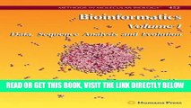 [READ] EBOOK Bioinformatics: Volume I: Data, Sequence Analysis and Evolution (Methods in Molecular