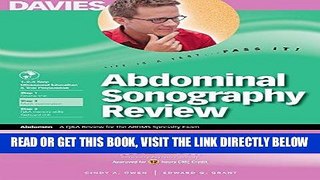 [FREE] EBOOK Abdominal Sonography Review: A Q A Review for the ARDMS Abdomen Specialty Exam ONLINE