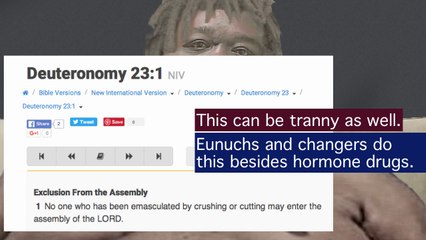 Trannies in the Bible for tranny chaser David Israel