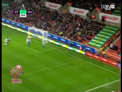 اهداف مباراة ( ستوك سيتي 3-1 سوانزي سيتي ) الدورى الانجليزي