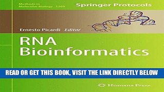 [READ] EBOOK RNA Bioinformatics (Methods in Molecular Biology) BEST COLLECTION