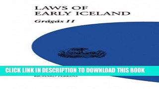 [PDF] Laws of Early Iceland: Gragas II (U of M Icelandic Series) Full Online