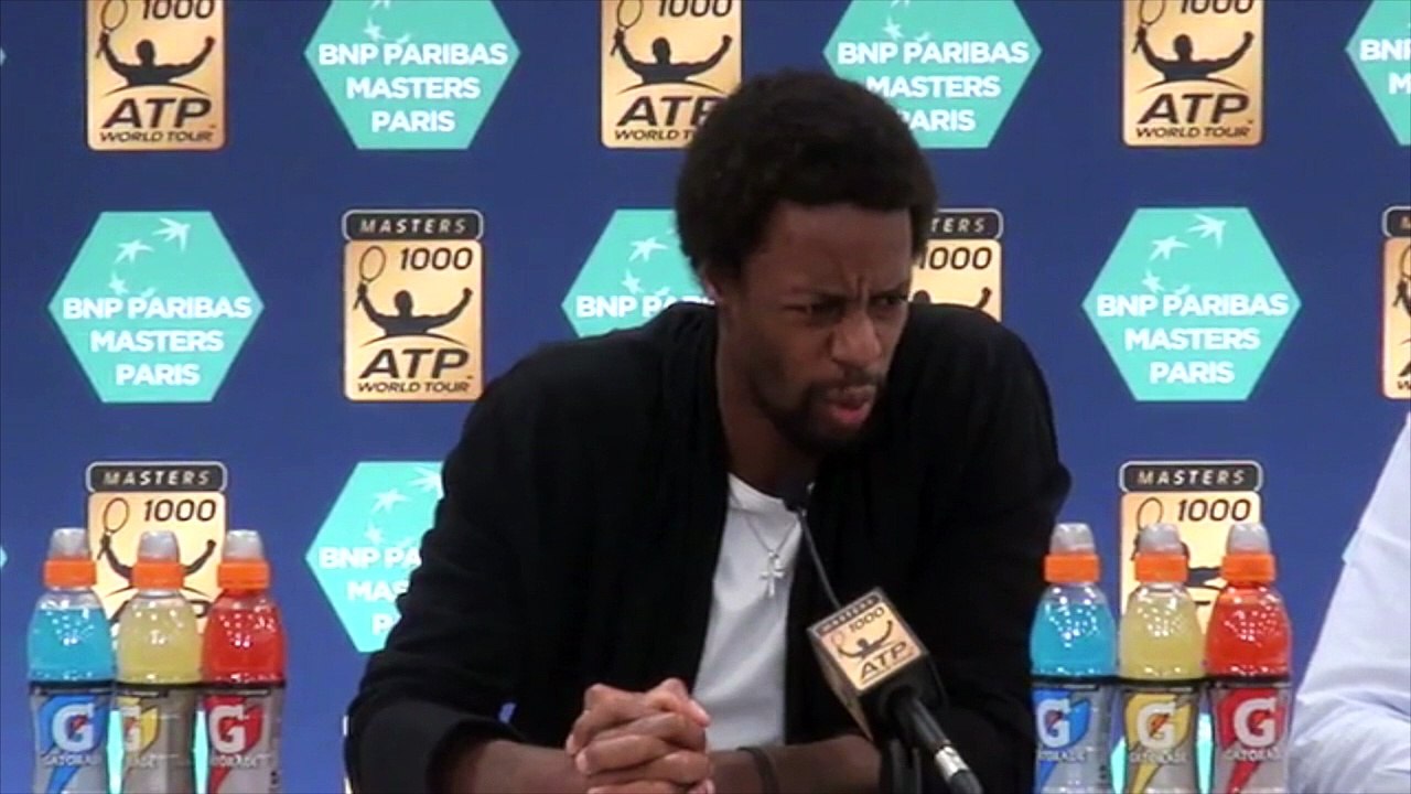 ATP - BNPPM 2016 - Gaël Monfils : Trinec, je n'avais pas ma place car j'étais blessé au genou"