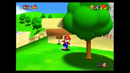 Super Mario 64 Secrets 001 -- Hills and Fast Reverse Walking