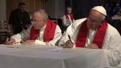 Video herunterladen: Svezia, Papa Francesco ai Luterani: restiamo uniti nella preghiera